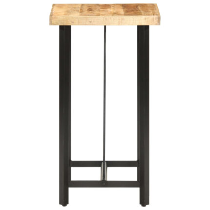 Table de bar style Industriel en bois de manguier 60 x 60 x 107 cm {attributes}