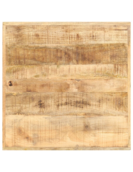 Table de bar style Industriel en bois de manguier 60 x 60 x 107 cm {attributes} Table de bar style Industriel en bois de manguier 60 x 60 x 107 cm {attributes}