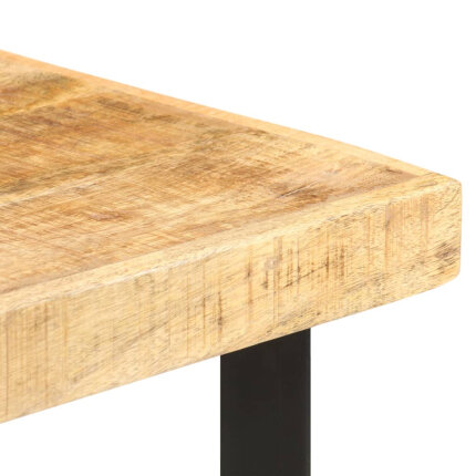 Table de bar style Industriel en bois de manguier 60 x 60 x 107 cm {attributes}