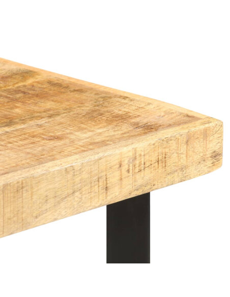Table de bar style Industriel en bois de manguier 60 x 60 x 107 cm {attributes} Table de bar style Industriel en bois de manguier 60 x 60 x 107 cm {attributes}