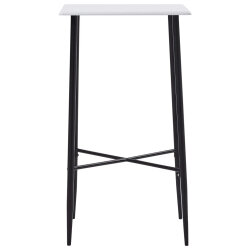 Table de bar style Industriel en bois mdf Blanc 60 x 60 x 111 cm {attributes} 2