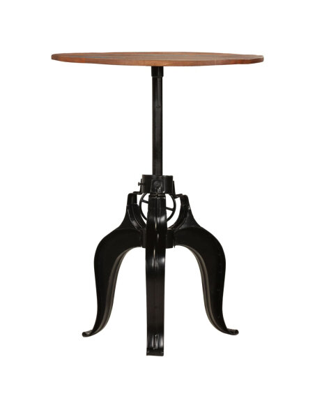 Table de bar Vintage / Rétro style Industriel / Rétro - Vintage en bois massif de récupération  75 x (76-110) cm {attributes}