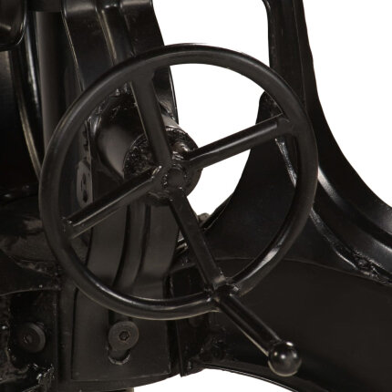 Table de bar Vintage / Rétro style Industriel / Rétro - Vintage en bois massif de récupération  75 x (76-110) cm {attributes}