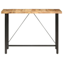 Table de bar style Industriel en bois de manguier 150 x 70 x 107 cm {attributes} 2