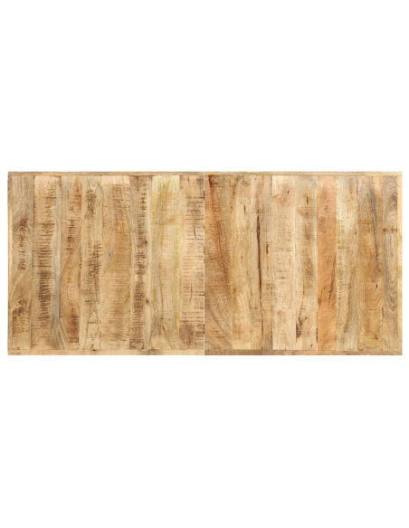 Table de bar style Industriel en bois de manguier 150 x 70 x 107 cm {attributes} Table de bar style Industriel en bois de manguier 150 x 70 x 107 cm {attributes}