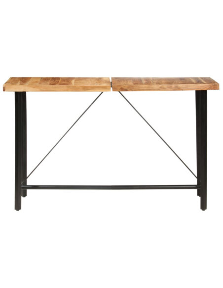 Table de bar style Industriel en bois d'acacia massif 180x70x107 cm {attributes} Table de bar style Industriel en bois d'acacia massif 180x70x107 cm {attributes}
