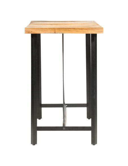 Table de bar style Industriel en bois d'acacia massif 180x70x107 cm {attributes} Table de bar style Industriel en bois d'acacia massif 180x70x107 cm {attributes}