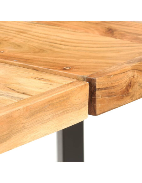 Table de bar style Industriel en bois d'acacia massif 180x70x107 cm {attributes} Table de bar style Industriel en bois d'acacia massif 180x70x107 cm {attributes}