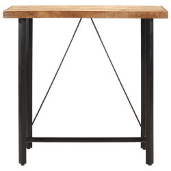 Table de bar style Industriel en bois de manguier et fer 110 x 55 x 107 cm {attributes} 2