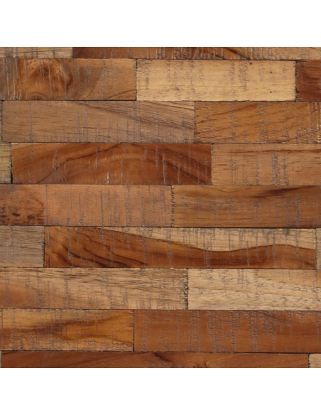 Table de bar style Industriel en bois de teck massif de récupération Noir 55x110 cm {attributes}