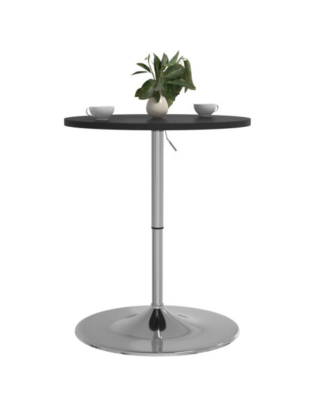 Table de bar style Industriel en bois et acier Noir 60 x 60 x 90 cm {attributes}