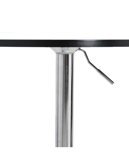 Table de bar style Industriel en bois et acier Noir 60 x 60 x 90 cm {attributes}