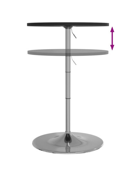 Table de bar style Industriel en bois et acier Noir 60 x 60 x 90 cm {attributes}