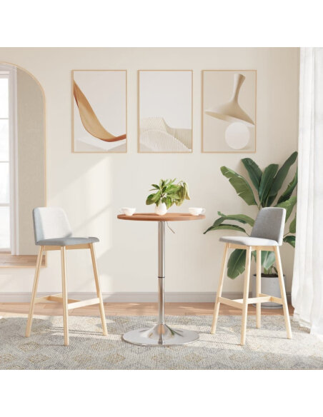 Table de bar Vintage / Rétro en bois de hêtre massif 50 x 89,5 cm {attributes}