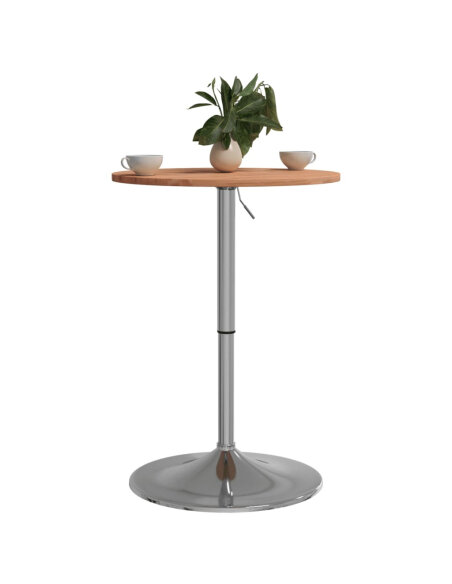 Table de bar Vintage / Rétro en bois de hêtre massif 50 x 89,5 cm {attributes}