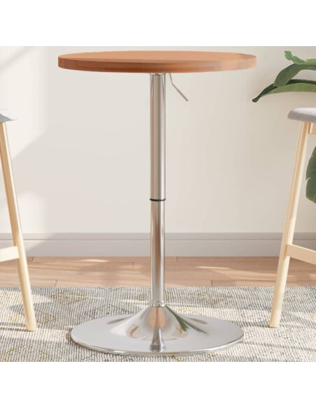 Table de bar Vintage / Rétro en bois de hêtre massif 50 x 90,5 cm {attributes}