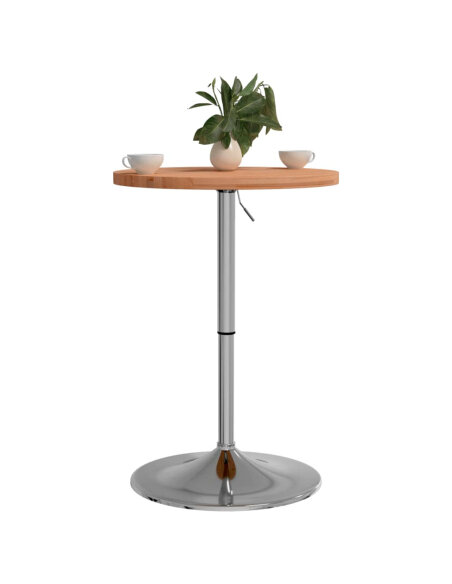 Table de bar Vintage / Rétro en bois de hêtre massif 50 x 90,5 cm {attributes}