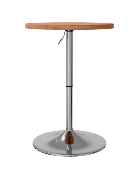 Table de bar Vintage / Rétro en bois de hêtre massif 50 x 90,5 cm {attributes}