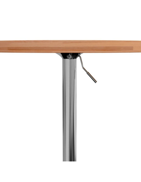 Table de bar Vintage / Rétro en bois de hêtre massif 50 x 90,5 cm {attributes}