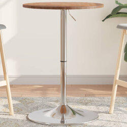 Table de bar Vintage / Rétro en bois de chêne massif 50 x 89,5 cm {attributes} 2