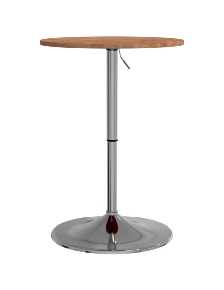 Table de bar Vintage / Rétro en bois de chêne massif 50 x 89,5 cm {attributes}