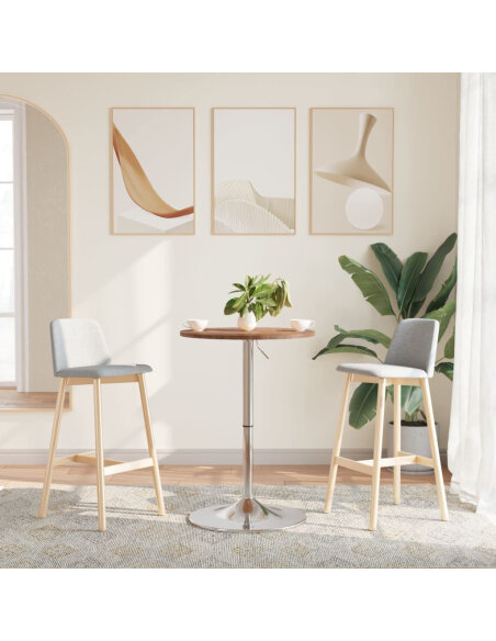 Table de bar Vintage / Rétro en bois de chêne massif 50 x 89,5 cm {attributes}