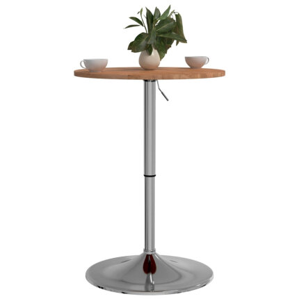 Table de bar Vintage / Rétro en bois de chêne massif 50 x 89,5 cm {attributes}