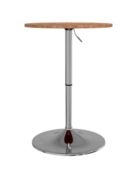 Table de bar Vintage / Rétro en bois de chêne massif 50 x 89,5 cm {attributes}