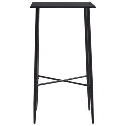 Table de bar style Industriel en bois mdf Noir 60x60x111 cm {attributes} 2
