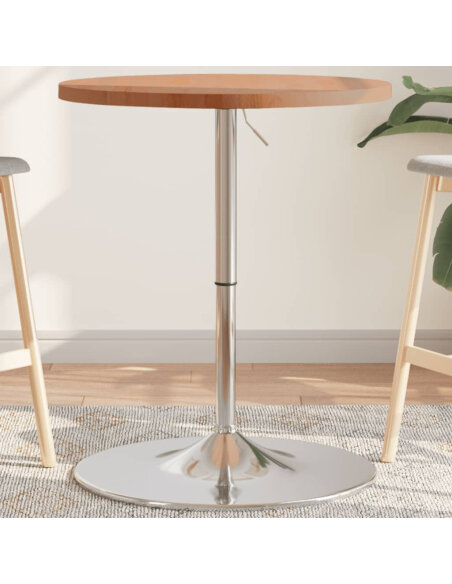 Table de bar Vintage / Rétro en bois de hêtre massif 60 x 90,5 cm {attributes}