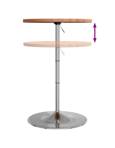 Table de bar Vintage / Rétro en bois de hêtre massif 60 x 90,5 cm {attributes}