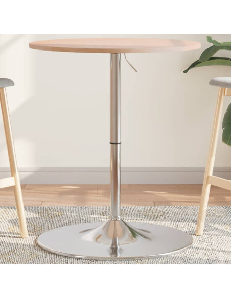 Table de bar Vintage / Rétro en bois de chêne massif 60 x 89,5 cm {attributes}