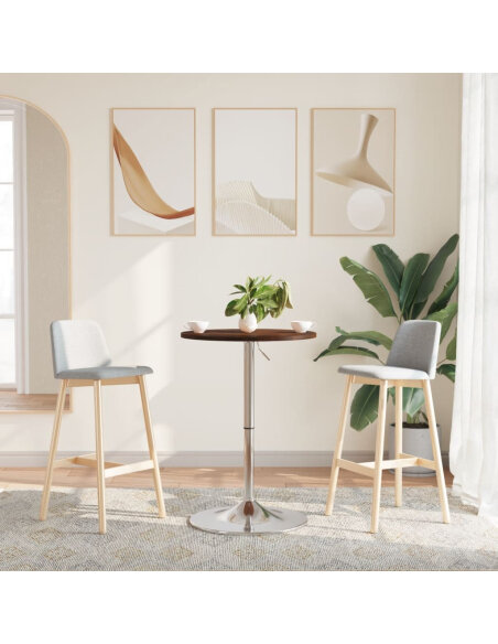 Table de bar Vintage / Rétro en bois de chêne massif 50 x 89,5 cm {attributes}