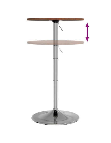 Table de bar Vintage / Rétro en bois de chêne massif 50 x 89,5 cm {attributes}