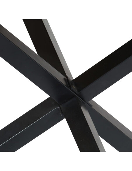 Table à manger Style Industriel en bois de manguier massif 120 x 76 cm {attributes}