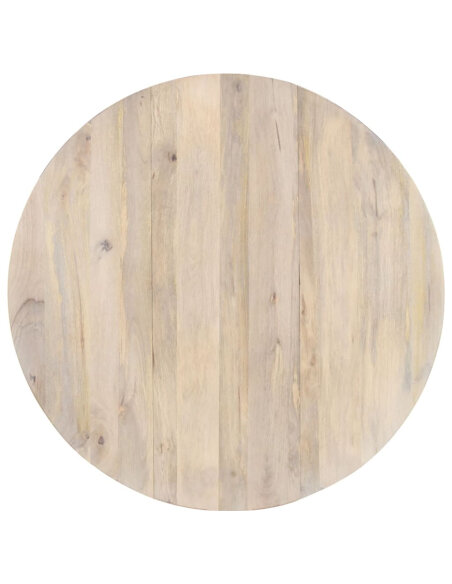 Table à manger style Campagne en bois de manguier massif  110x76 cm {attributes} Table à manger style Campagne en bois de manguier massif  110x76 cm {attributes}