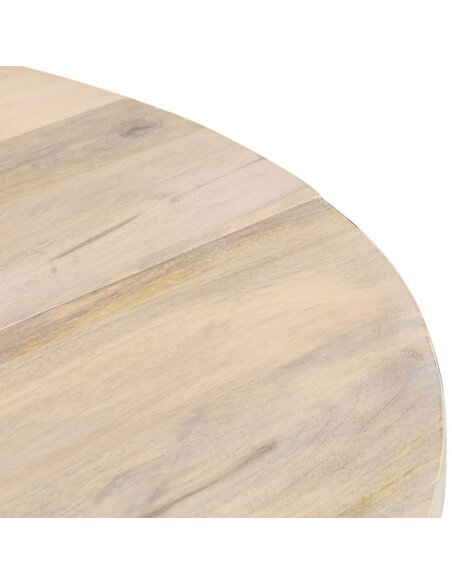 Table à manger style Campagne en bois de manguier massif  110x76 cm {attributes} Table à manger style Campagne en bois de manguier massif  110x76 cm {attributes}