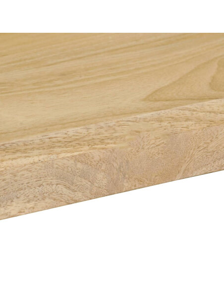 Table à manger Style Industriel Bois de manguier massif et acier 115x55x76 cm {attributes}