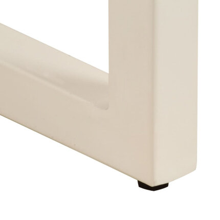 Table à manger Style Industriel Bois de manguier massif et acier 115x55x76 cm {attributes}