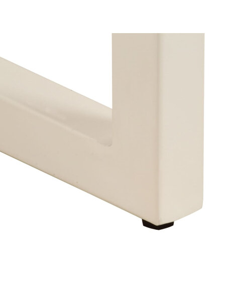 Table à manger Style Industriel Bois de manguier massif et acier 115x55x76 cm {attributes}