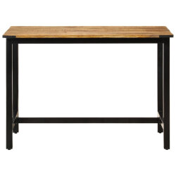 Table à manger Style Industriel en bois de manguier massif 110x60x76 cm {attributes} 2