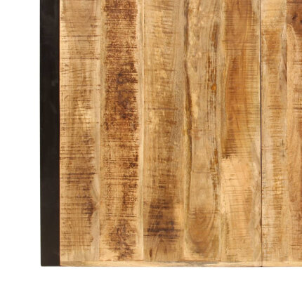 Table à manger Style Industriel en bois de manguier massif 180 x 90 x 75 cm {attributes}
