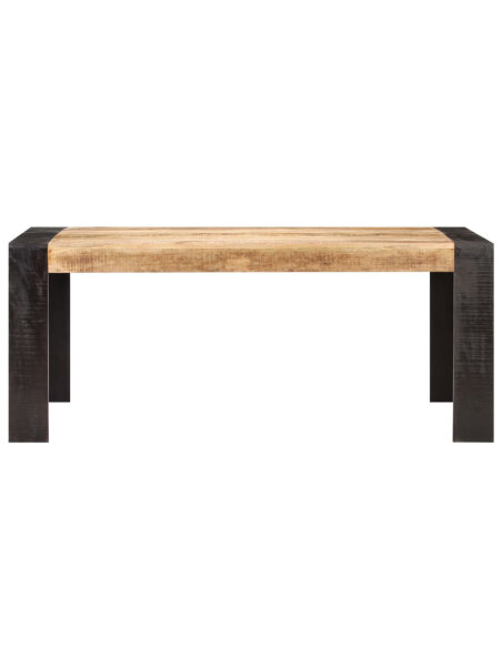 Table salle à manger Style Industriel en bois de manguier massif 180 x 90 x 76 cm {attributes} Table salle à manger Style Industriel en bois de manguier massif 180 x 90 x 76 cm {attributes}