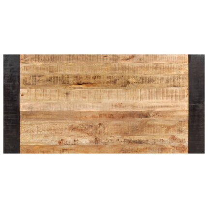 Table salle à manger Style Industriel en bois de manguier massif 180 x 90 x 76 cm {attributes}