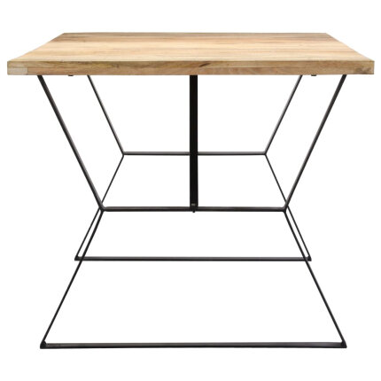Table à manger Style Industriel en bois de manguier massif 180 x 90 x 76 cm {attributes}