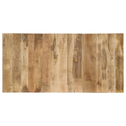 Table à manger Style Industriel en bois de manguier massif 180 x 90 x 76 cm {attributes}