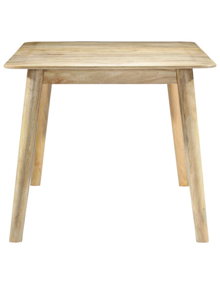 Table de salle à manger Style Scandinave en bois de manguier massif 180 x 90 x 76 cmaa {attributes} Table de salle à manger Style Scandinave en bois de manguier massif 180 x 90 x 76 cmaa {attributes}