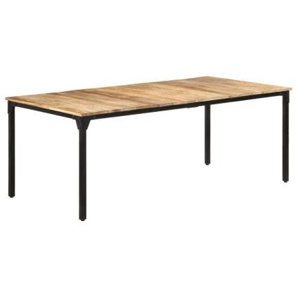 Table salle à manger Style Industriel en bois de manguier 200 x 100 x 76 cm {attributes}