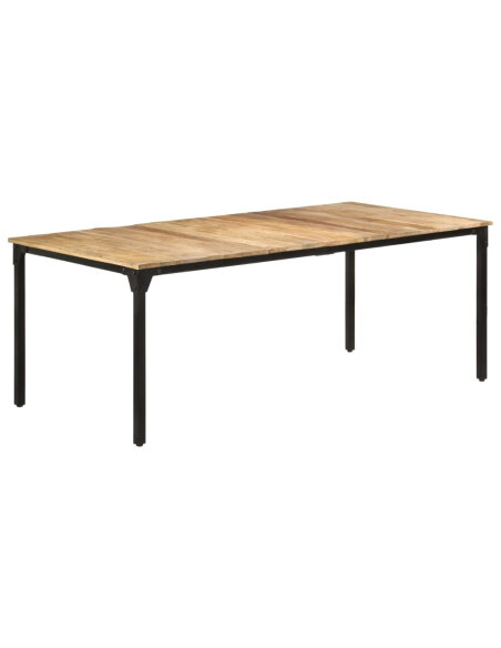 Table salle à manger Style Industriel en bois de manguier 200 x 100 x 76 cm {attributes}