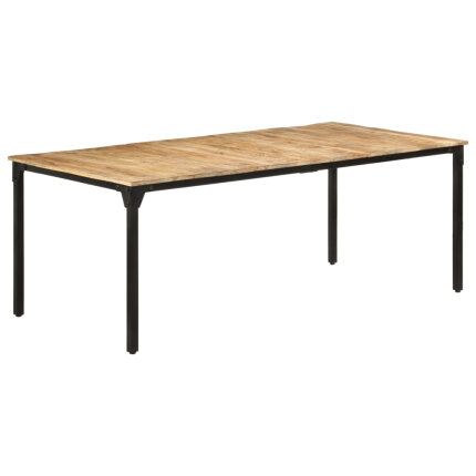Table salle à manger Style Industriel en bois de manguier 200 x 100 x 76 cm {attributes}